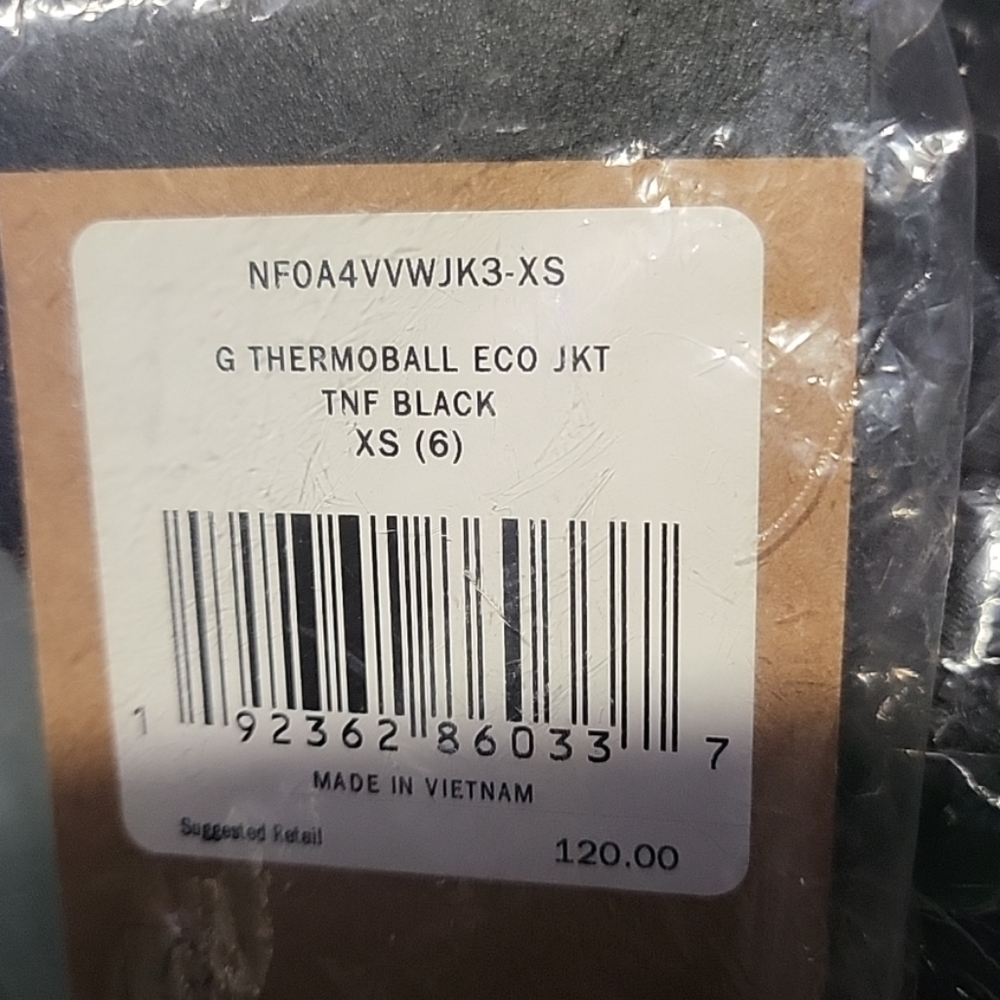 THE NORTH FACE Girl's Thermoball Eco Jacket (Little Kids/Big Kids) TNF Black XS - Picture 5 of 6